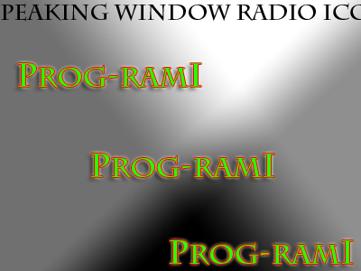 Speaking Window Radio Icon