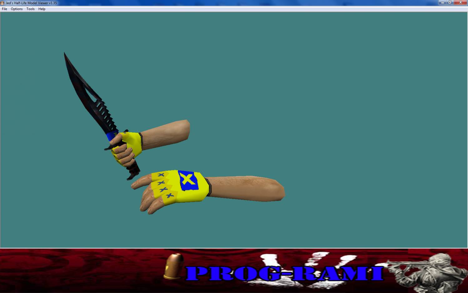 X knife bloody